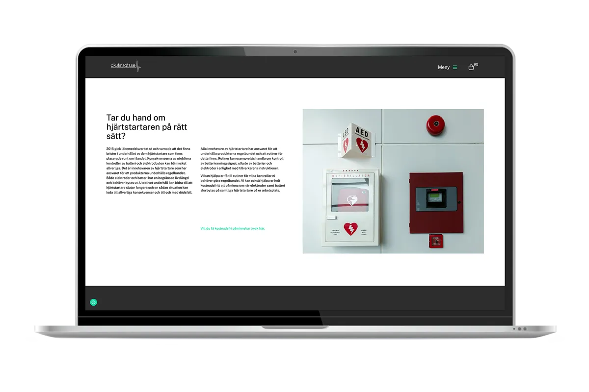 Hjärtatartare i webshop